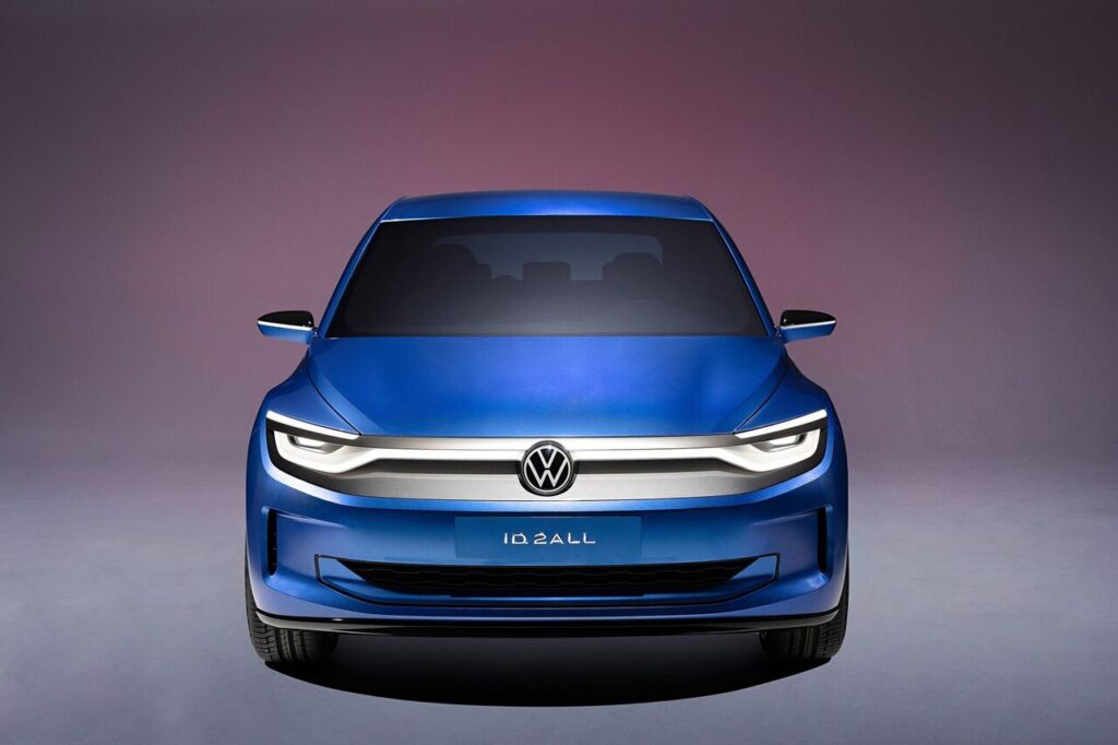 Volkswagen ID. 2all: conheça o novo carro elétrico da VW 1 Volkswagen ID.2all frente carro 2
