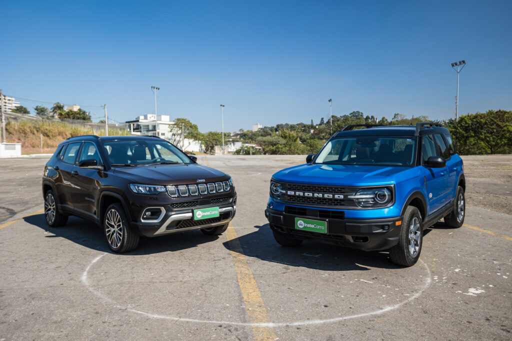 Compass ou Bronco - Compass Limited Diesel e Ford Bronco Sport