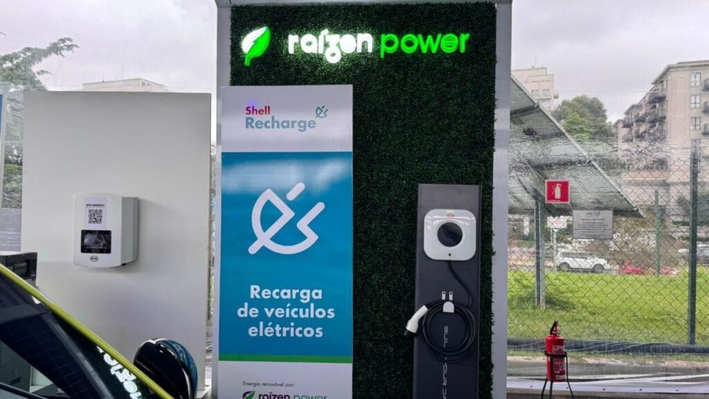 BYD carregador solar Raízen