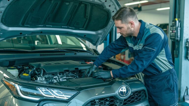 Blog 46 profissional revisando o motor de um veículo - laudo cautelar